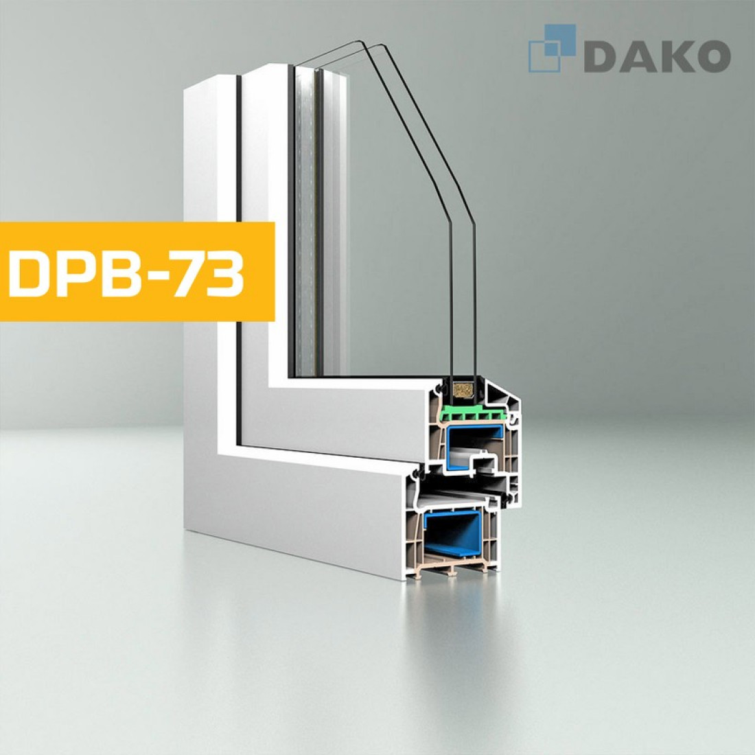 Nowe serie okien DAKO: DPB-73 i DPB- 73+