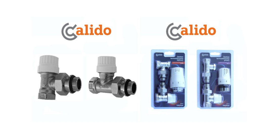 Zawory i zestawy termostatyczne ESKIMOS marki Calido 