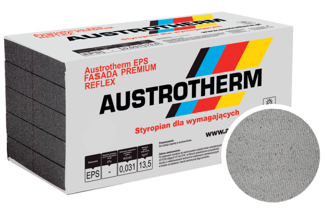 Grafitowy styropian Austrotherm EPS FASSADA PREMIUM REFLEX