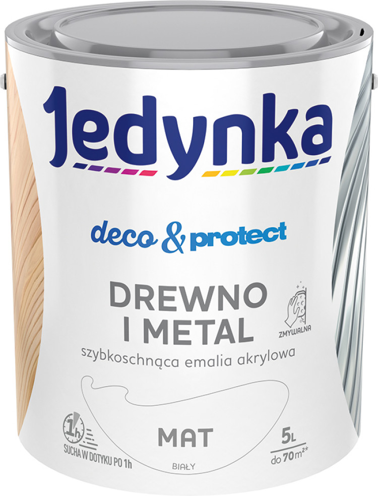 Jedynka Deco Protect Drewno I Metal Mat 5L