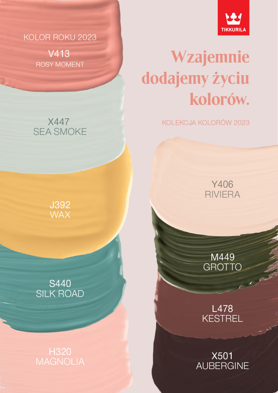 Tikkurila Color Now 2023 stawia na pozytywną moc kolorów Budujemy Dom