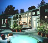 Ogród zimowy to dobry przykład biernego wykorzystania energii słońca zwłaszcza w okresie wiosny i jesieni