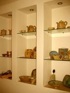 W pomieszczeniu piwnicznym znalazła również swoje miejsce kolekcja pani domu