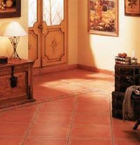 Najpopularniejsza jest terakota w kolorze ciemnej czerwieni