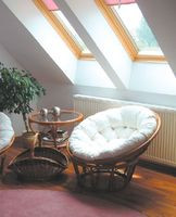 Kącik wypoczynkowy na poddaszu