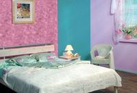 Stosując różną technikę malowania ścian można osiągnąć interesujący efekt