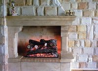 Kamień stosowany do wykańczania kominka