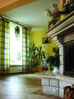 Kominek stanowi centrum parteru