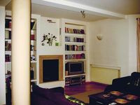 Oryginalnie zaaranżowany kominek