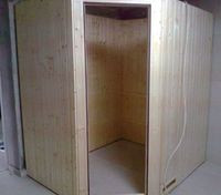 Zdecydowałem się na gotową saunę z narożnym wejściem