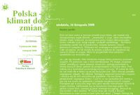 Internetowy pamiętnik przygotowany przez Ministerstwo Środowiska