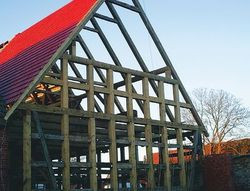 Szkielet konstrukcji szachulcowej