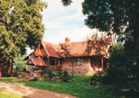 Stary dworek na Mazurach