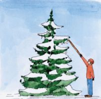 Usuwamy grubą warstwę śniegu