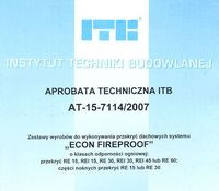 Aprobata Techniczna ITB