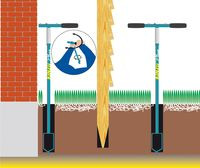 Ręczny świder KINZO rysunek