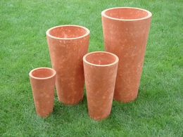 Ceramiczne donice nieszkliwione