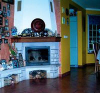 Przed zamontowaniem pompy ciepła kominek w domu Danuty i Leszka działał bardzo intensywnie