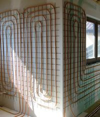 Ogrzewanie ścienne jest mniej popularnym sposobem ogrzewania pomieszczeń