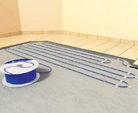 Elektryczne ogrzewanie podłogowe można wykonać z kabli grzewczych