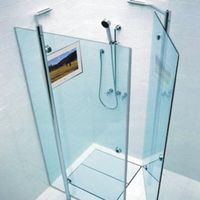 Telewizor w kabinie prysznicowej