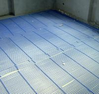 Sposób rozłożenia mat kapilarnych na podłodze