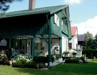 Osiedle domków letniskowych w Rowach, znanej wsi wypoczynkowej nad Bałtykiem