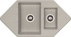 Zlewozmywak Cubo 80 zbudowany jest z Algranitu &ndash; niezwykle odpornego konglomeratu o 70-procentowej zawartości ziaren kwarcu