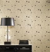 Gdy czystą biel zastąpimy jednym z modnych odcieni off-white, wz&oacute;r nabierze jedwabistej subtelności 