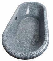 Malowidła, zdobiące wanny Funny Baths, są wyjątkowo trwałe