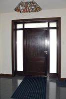 Mimo przeszkleń te drzwi szybko nie ulegną włamywaczom, mają certyfikat antywłamaniowy