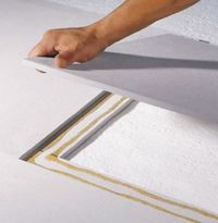 Krawędzie płyt g-k muszą być połączone odpowiednim klejem