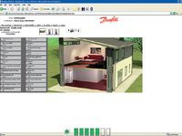Przykładowa strona Danfoss Onilne, na której można śledzić w czasie rzeczywistym zachowanie się pompy ciepła