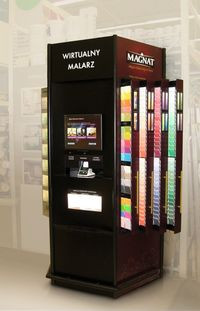 Wirtualny Malarz Śnieżki w sklepach