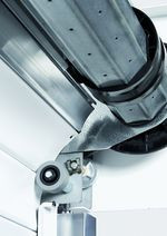 Brama RollMatic zbudowana jest z pojedynczych segment&oacute;w nawijanych na wał