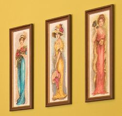 obrazy wyszywane przez mamę Olgi