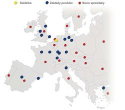 Lokalizacja BDR Thermea w Europie
