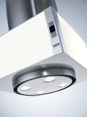 Dekoracyjny okap wyspowy Glare