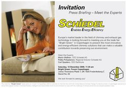 Schiedel International ma zaszczyt zaprosić Państwa na swoje stoisko ekspozycyjne podczas niecodziennej imprezy - Bright Green Expo. 