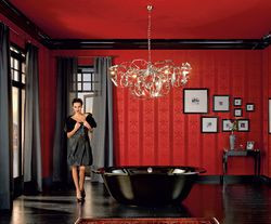 Wanna Elipso Duo Oval ze stali pokrytej czarną emalią