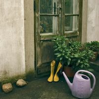 Na mocno zawilgoconych elewacjach łuszczy się farba