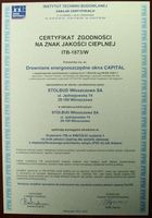 Certyfikat &bdquo;CQ- ITB&rdquo;