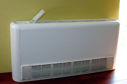 Dom w okolicach Oleśnicy - klimakonwektor stojący