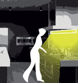 Oświetlenie blatu roboczego w kuchni: lampami umieszczonymi pod szafkami wiszącymi