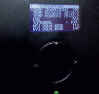 Panel sterowania pompy ciepła.