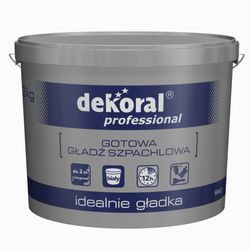 Gładki Finish - Gotowa Gładź Szpachlowa w ofercie Dekoral Professional