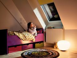 Okno VELUX z pakietem wyciszającym deszcz