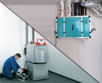 Kocioł kondensacyjny i wentylacja z odzyskiem ciepła