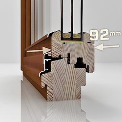 Okna drewniane DAKO z serii FAVORIT