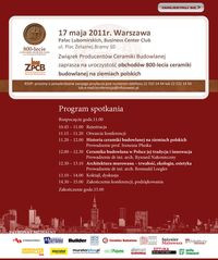 Obchody 800-lecia Ceramiki Budowlanej